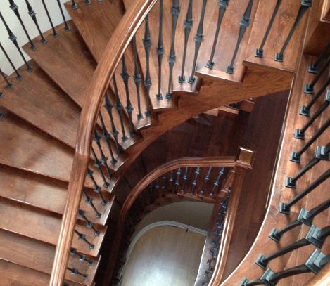 stairs and railings