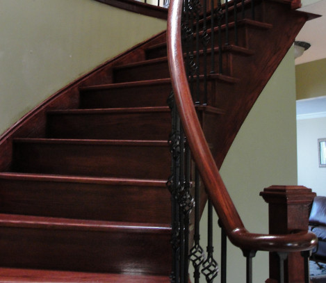 stairs and railings
